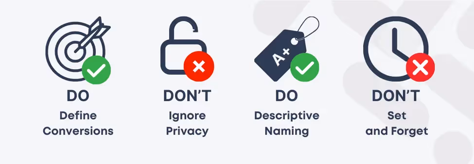 Best Practices for Conversion Tracking