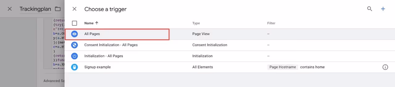 Installing Trackingplan in GTM