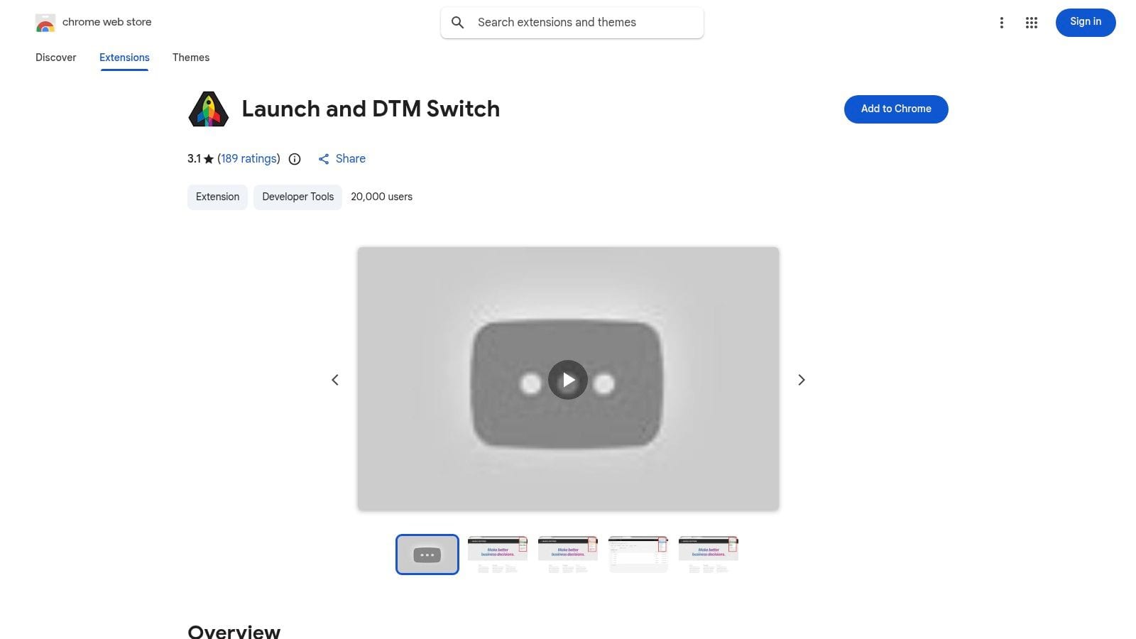 Launch and DTM Switch