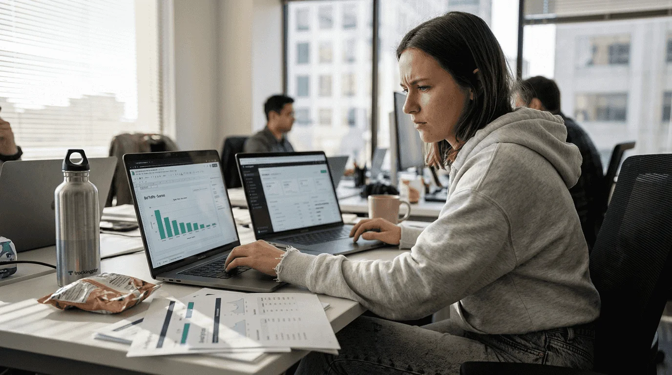 Analyst tracking bot traffic analytics