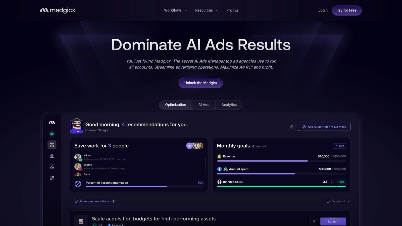 Madgicx, 360° Meta Audit and Optimization