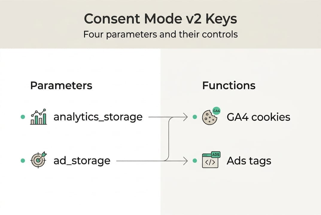 Infographic of consent parameters and their functions